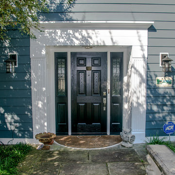 Potomac, MD. James Hardie Siding and Replacement Door