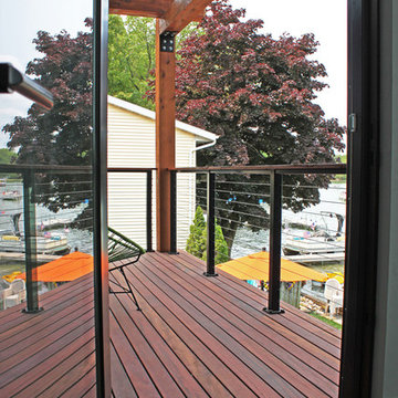 Fort Atkinson, WI: Lake House Deck Railing