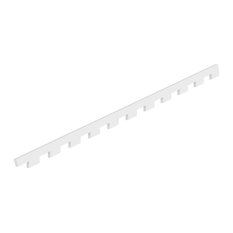 4"H x 1"P x 92 3/4"L Monroe Dentil Trim, 4/12 Roof Pitch Left