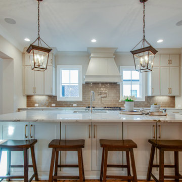 Nashville, TN Kitchen | Craftsman White Cabinets | Timberland Cabinetry Company