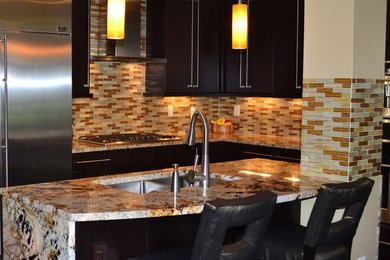 Example of a trendy home design design in Columbus