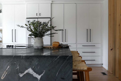Inspiration for a contemporary kitchen remodel in Other