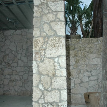 brick columns and block columns