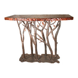 Enchanted Forest Console Table by Stone County Ironworks - Side Tables And End Tables