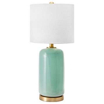 nuLOOM Bell 26" Ceramic Table Lamp
