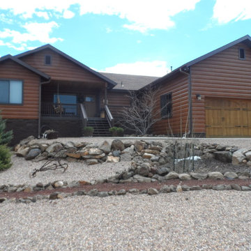 Vernon, AZ Steel Log Cabin
