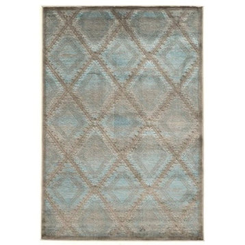 Hawthorne Collection 5' x 7'6" Rug in Blue and Black