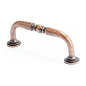 American Classics 3 Inch Center to Center Weathered Copper Cabinet Pull