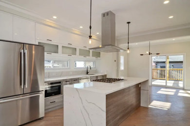 Trendy kitchen photo in Chicago