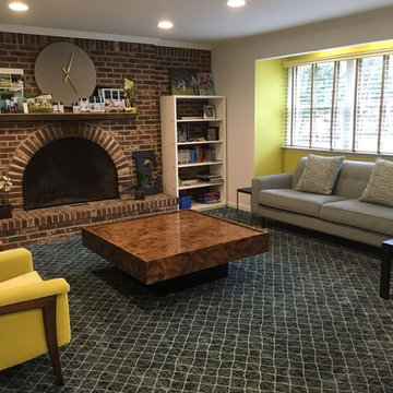 Family room redo on a tight budget