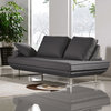 Diamond Sofa Dolce Lounge Seating Platform, Moveable Backrest Supports, Gray