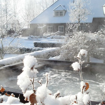 Installer un spa en hiver