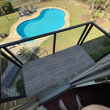 Elevated Deck Living with Open Pool & Water Views