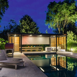 Modern terrace cover for backyard - Awnings