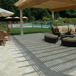 Pillared Pergola: - Pergolas