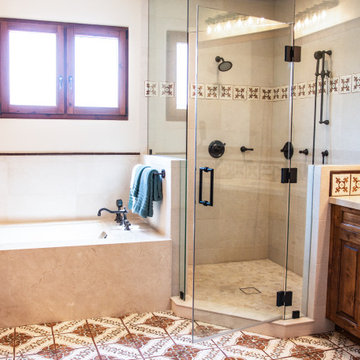 Moroccan Tile Bathroom Remodel || La Jolla