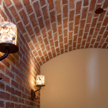 Mediterranean Style Wine Room