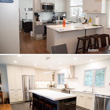 From One-Person Kitchen to Open Concept Functional Living!