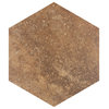 Abadia Hex Natural Porcelain Floor and Wall Tile