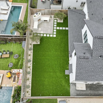 PAVERS, TURF, CHIMNEY AND LANDSCAPING