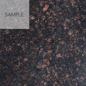 Tan Brown Polished Granite Tile 12"x12" + Free Shipping, Sample