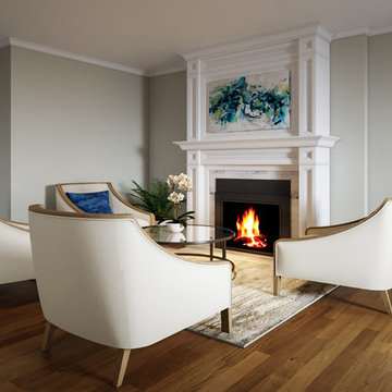 Combined Living Room and Dining Room
