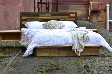 Reclaimed Wood Custom Bed