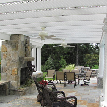 Wilton Connecticut pool with automatic cover