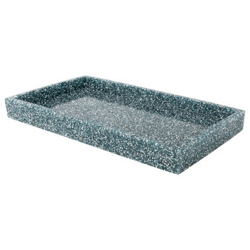 Sparkles Home Luminous Rhinestone Guest Towel Tray, Ice Blue