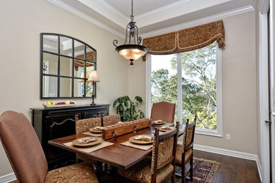 Dining room - traditional dining room idea in Austin