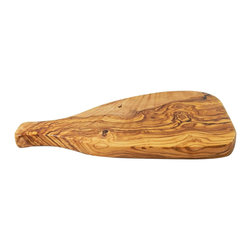Le Souk Olivique - Olivique Natural Form Cutting Board With Handle, Medium - Cutting Boards