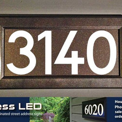 Address LED - illuminated house numbers - House Numbers
