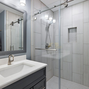 Showplace Framed Powder Room and Guest Bath in Westchester Gray