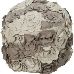 Surya Poufs- (POUF-28) - Floor Pillows And Poufs