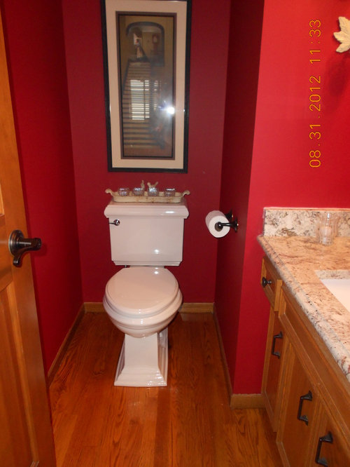 Old Half Bath...now, New Half Bath