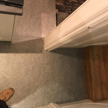 Marmoleum Flooring To Kitchen In Vauxhall