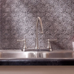 Fasade Lotus, Galvanized Steel - Home Decor