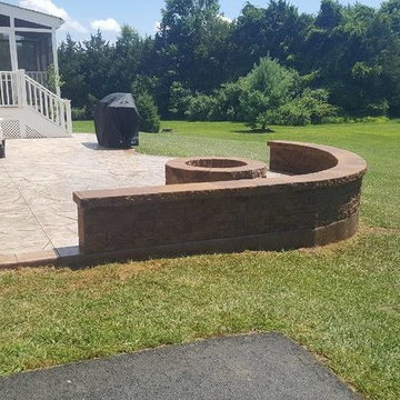 J-Stamped Concrete Patio Warrenton VA