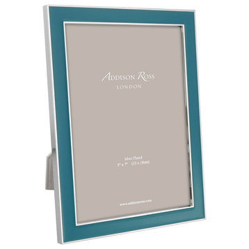 Addison Ross Teal Enamel Picture Frame, 5x7
