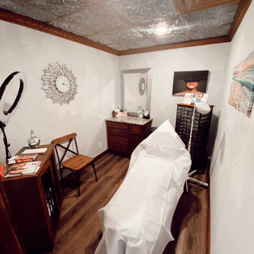 Aesthetician Office Granite countertops