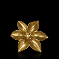 Fleur Medium Gold Wall Art - Wall Decor