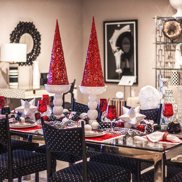 "Kitty Loves Christmas" Holiday Tablescape by Robb & Stucky