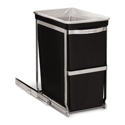 simplehuman - 30 Litre Under Counter Pull-Out Can, Commercial Grade - Trash Cans
