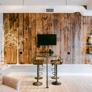 Пример оригинального дизайна интерьера: прихожая в стиле шебби-шик