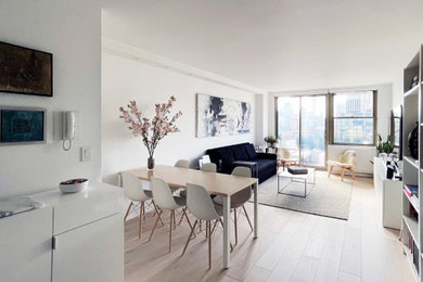 Living room - modern living room idea in Miami