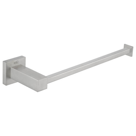 Cube 10" Bathroom Towel Bar KBA1503, Brush Nickel