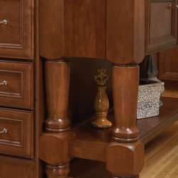 Island End Created with Island Components - Kitchen Islands And Kitchen Carts
