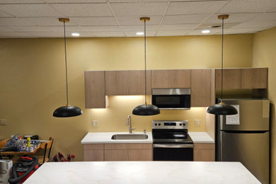 Minimalist kitchen photo in Other