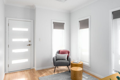 This is an example of a modern entryway in Adelaide.