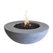 Cast Concrete Lunar Bowl, Natural Gas